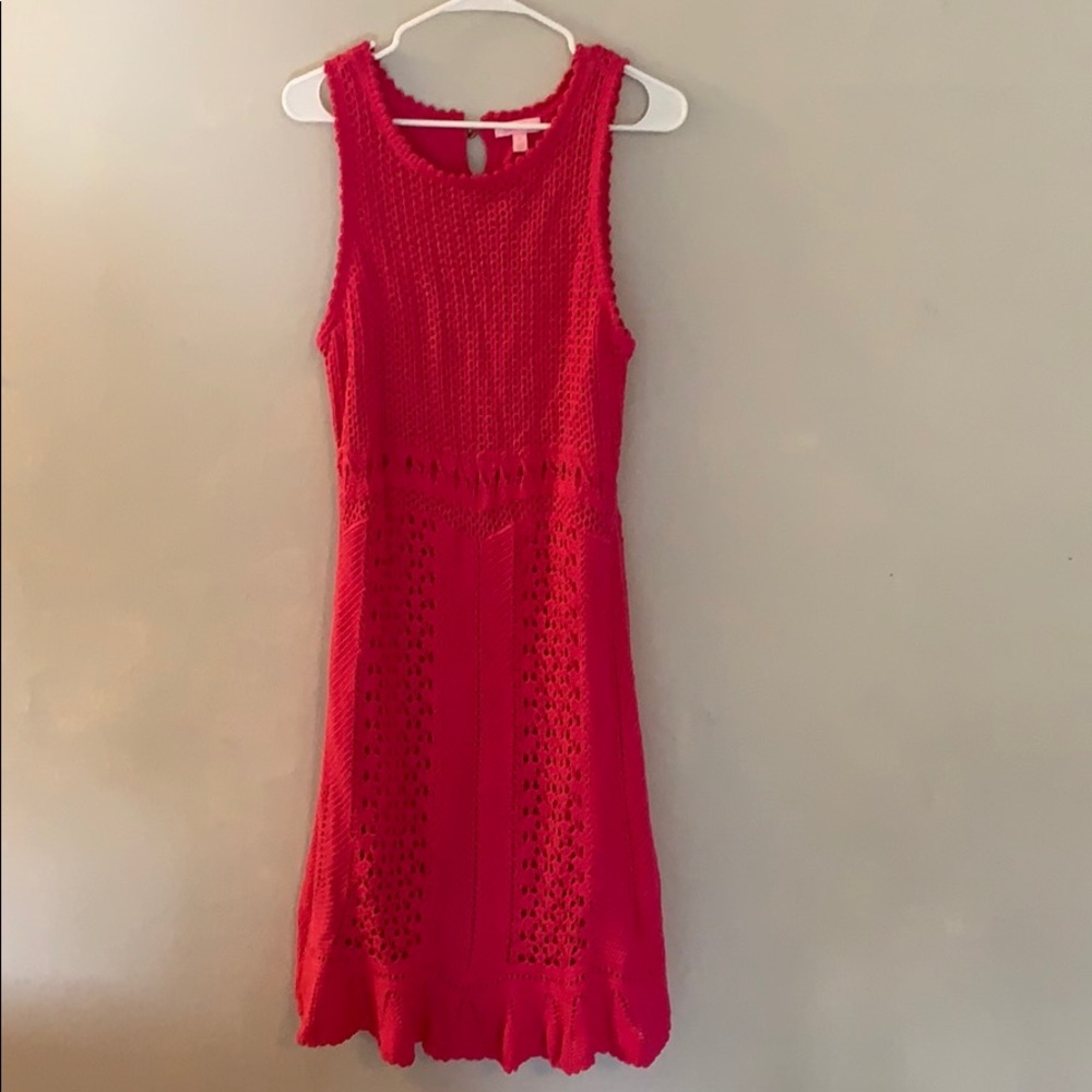 Lily Pulitzer Hot Pink Dress!!